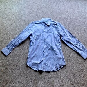 Men’s Slim Fit Button Up Shirt - 16 - 32/33